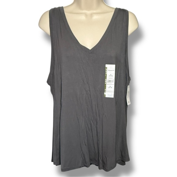 Time and Tru Women’s Hi-Low Tank Top Metal Night Size XL - Picture 1 of 7